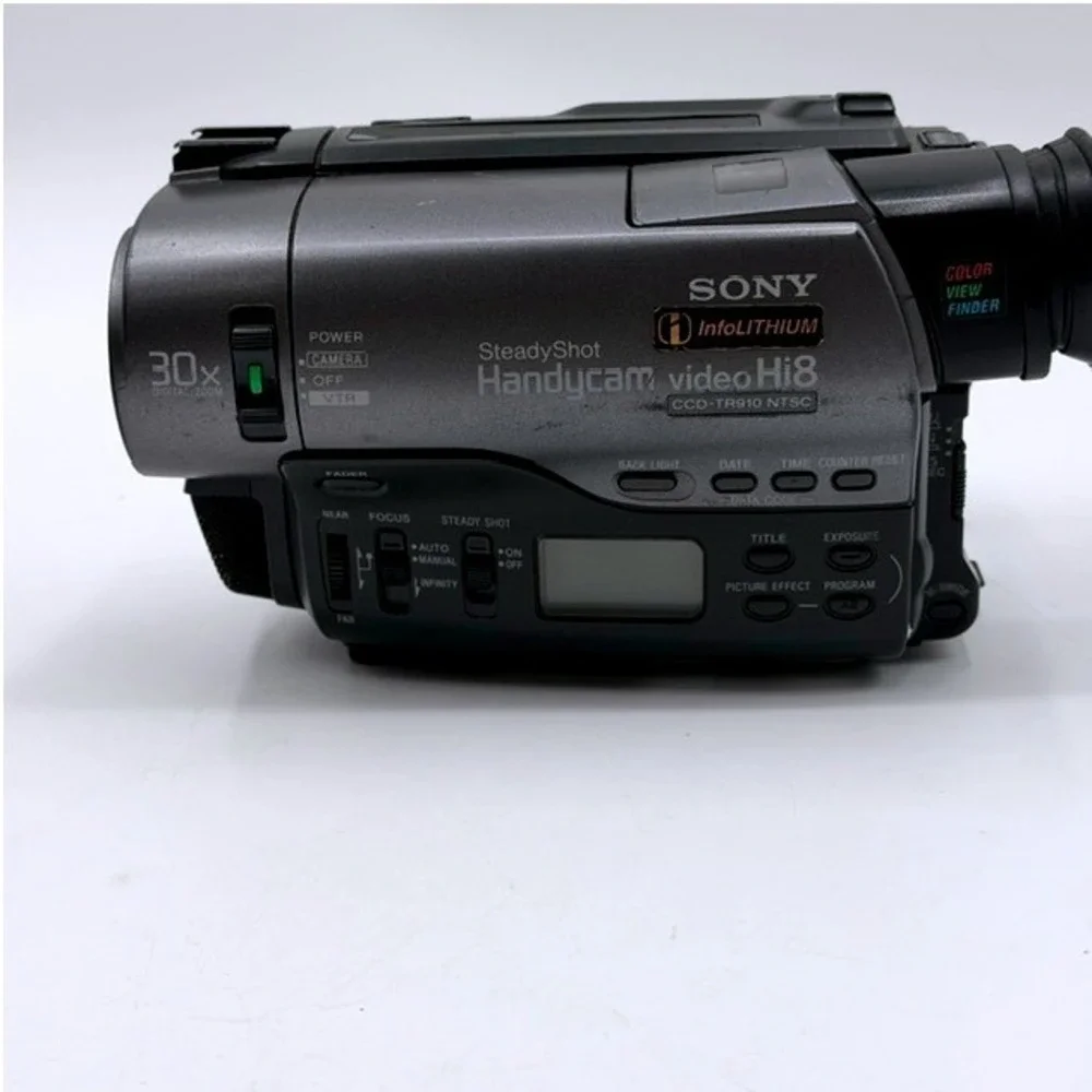Sony Handycam Video Hi8 CCD-TR910 Camcorder 30x Digital Zoom PARTS ONLY